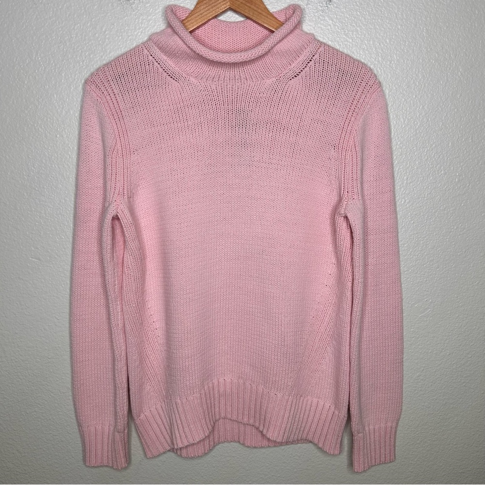 NWT J. Crew 1988 rollneck sweater pink small